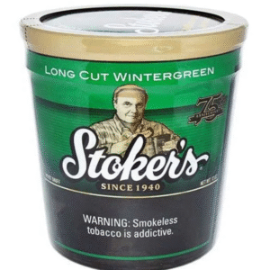 Stokers Snuff Long Cut Wintergreen Tub (12oz)